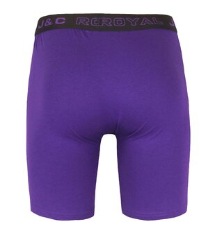 HERENBOXERSHORT MET LANGE PIJPEN - Paars