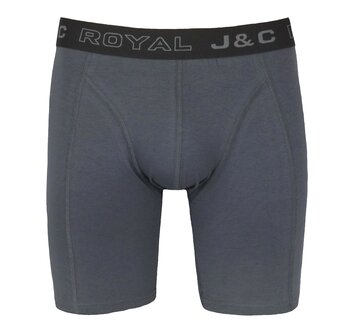 2-pack HERENBOXERSHORT MET LANGE PIJPEN - Grijs