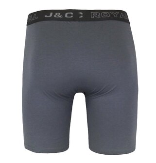 2-pack HERENBOXERSHORT MET LANGE PIJPEN - Grijs