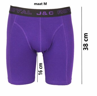 4-pack HERENBOXERSHORT MET LANGE PIJPEN assorti