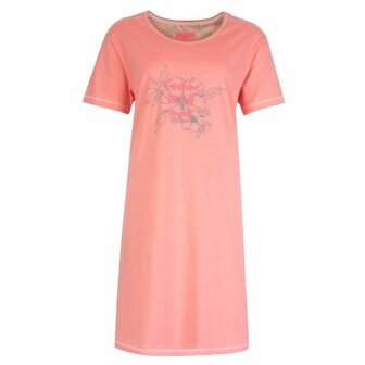 Dames Big Shirt 100% katoen Pink