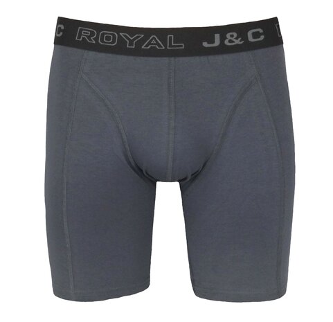 2-pack HERENBOXERSHORT MET LANGE PIJPEN - Grijs