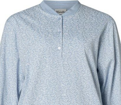 Dames katoenen pyjama met lange mouw - Blue