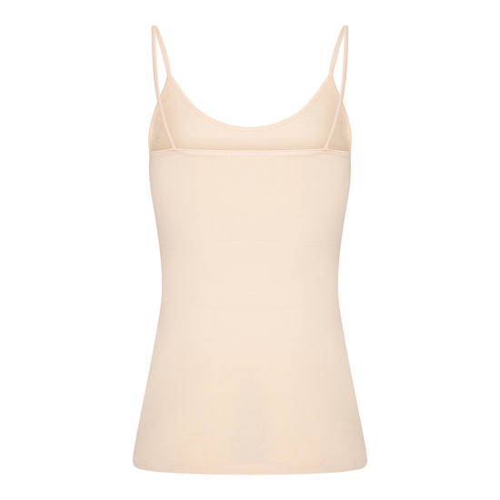 Dames spaghetti hemd Elegance Ivory Cream (Huidskleur)