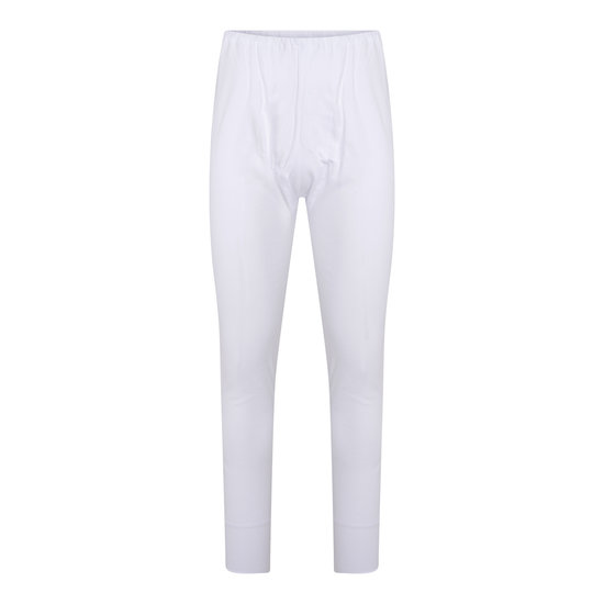 Heren lange pantalon met gulp M3400 Wit