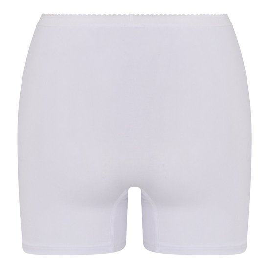 2 pack dames boxershort Softly met lange pijp Wit