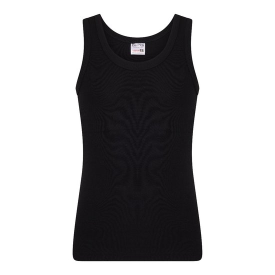 Jongens singlet Beeren Young (Tactel) Zwart