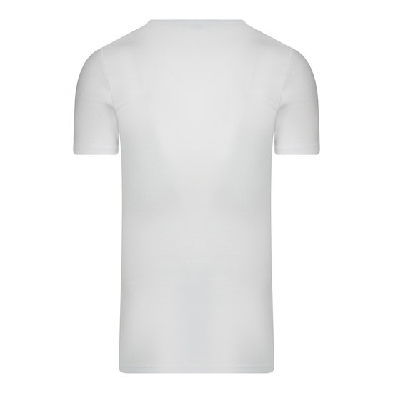 5-Pack Extra lange heren T-shirts met diepe V-hals M3000 Wit