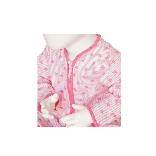 Baby slaapzak M3000 Stripe/Star Roze