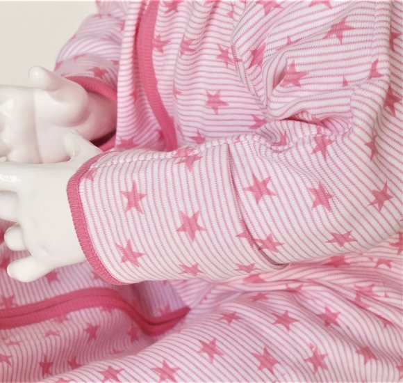 Baby slaapzak M3000 Stripe/Star Roze