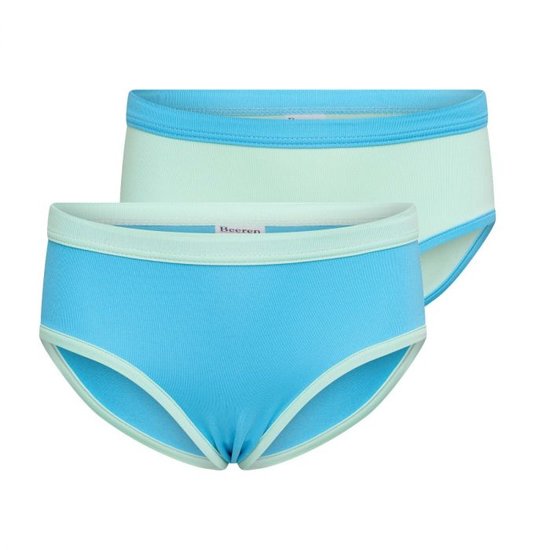 2-Pack Mix&amp;Match meisjes slips Mint/Turqouise