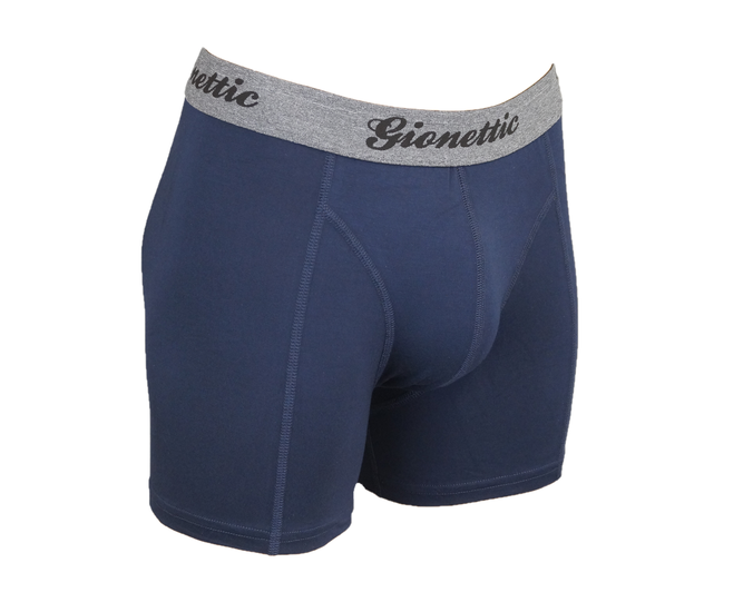 3-Pack Gionettic Bamboe Heren boxershorts Marine