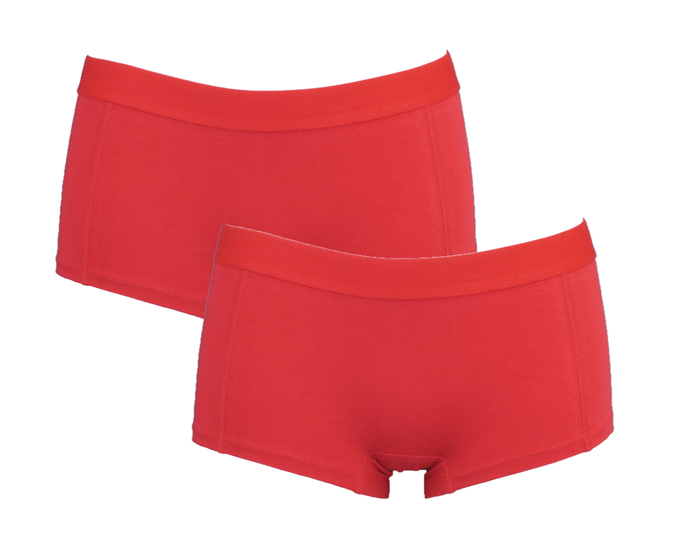 2-Pack Gionettic Dames Hipsters Rood