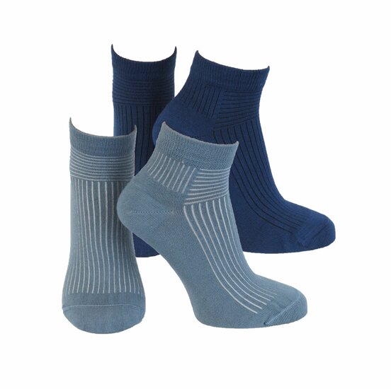 2-Paar Naadloze Bamboe Bikersocks 