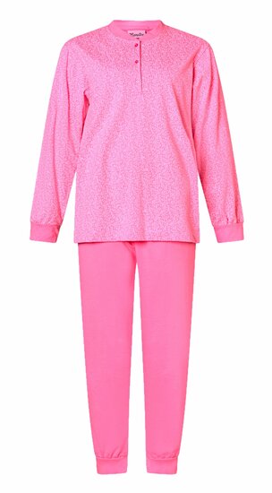 Dames pyjama Jersey met lange mouw Roze