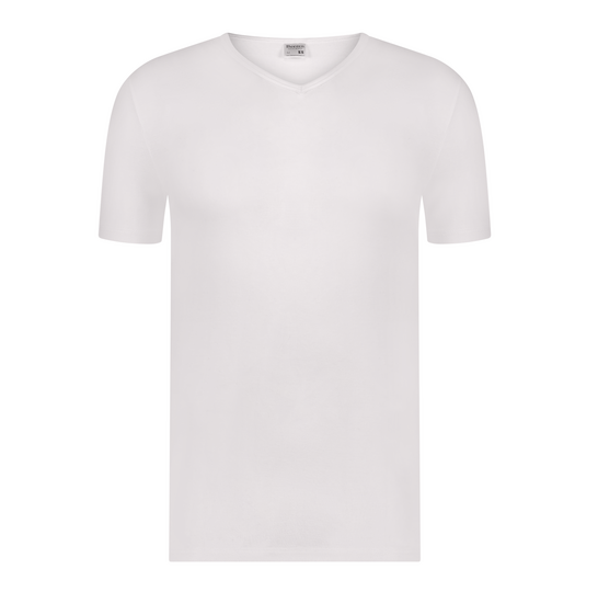 BEEREN GREEN COMFORT M181 HEREN T-SHIRT V-HALS WIT