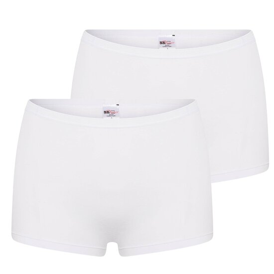 2 pack dames boxershort Comfort Feeling Wit