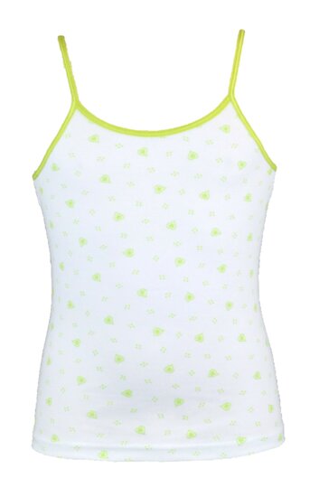 6-Pack Meisjes Tops Love Lime