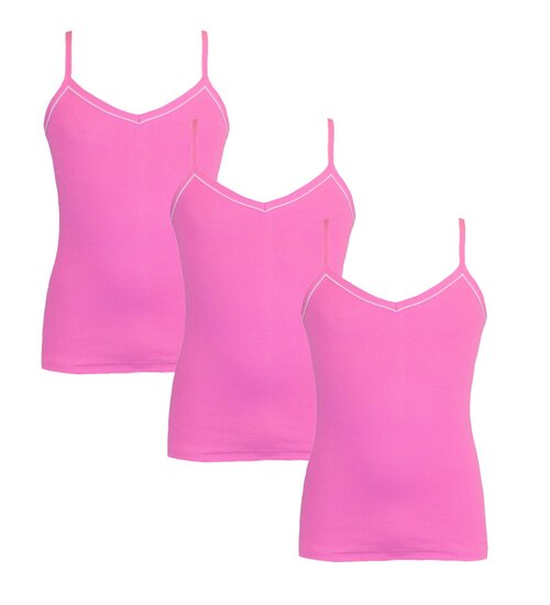 3-Pack Meisjes Tops Lilly Roze