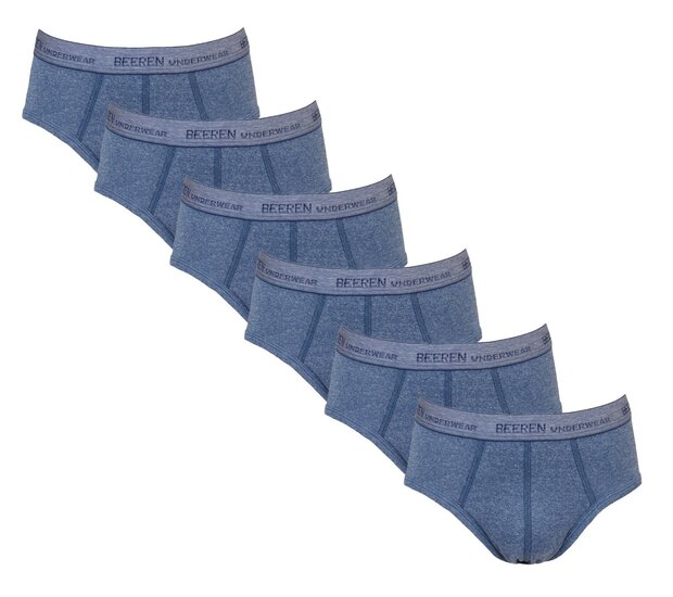 6-pack Jongens slips Beeren Young jeans