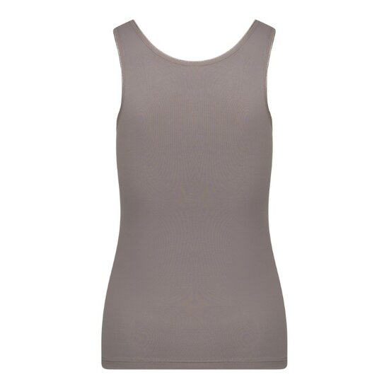 RJ Pure Color Dames hemd Taupe