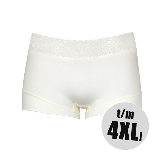 RJ Pure Color Lace dames short Ivoor