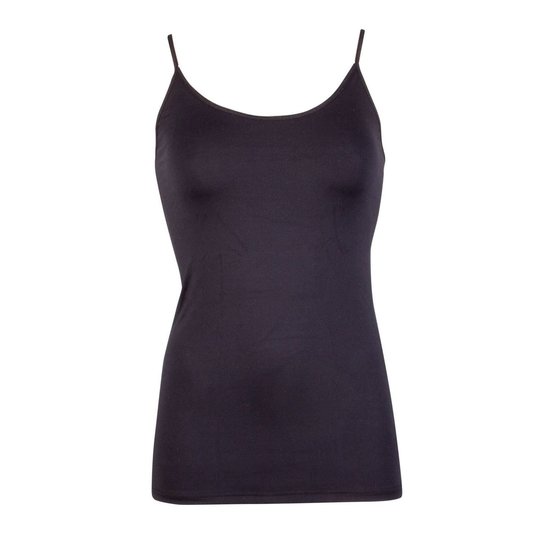 RJ Pure Color verstelbare dames top Zwart