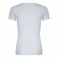 Jongens T-shirt met V-hals en K.M. M3000 Wit