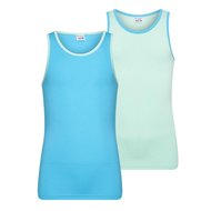 2-Pack Mix&amp;Match meisjes hemden Mint/Turqouise