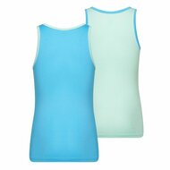 2-Pack Mix&amp;Match meisjes hemden Mint/Turqouise