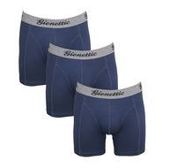 3-Pack Gionettic Bamboe Heren boxershorts Marine