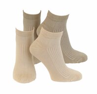 2-Paar Naadloze Bamboe Bikersocks 