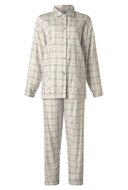 Cocodream Dames Flanel Pyjama Ruit - Grijs