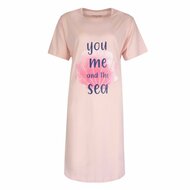 Dames Big Shirt met print &#039;&#039;You , me and the see&#039;&#039;