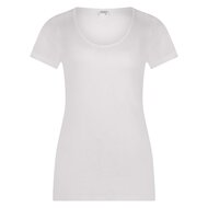 Dames  Beeren T-shirt met O-hals en korte mouw M3000 Wit