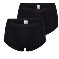 2 pack dames short Beeren Young (Tactel) Zwart