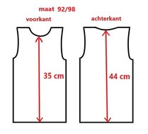 6-Pack Jongens mouwloze shirts Beeren Young Ricardo Geel