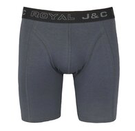 HERENBOXERSHORT MET LANGE PIJPEN - Grijs