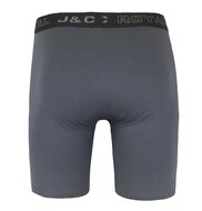 HERENBOXERSHORT MET LANGE PIJPEN - Grijs