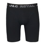 2-pack HERENBOXERSHORT MET LANGE PIJPEN - Zwart