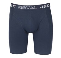 2-pack HERENBOXERSHORT MET LANGE PIJPEN - Marine