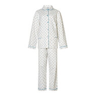 Cocodream Dames Flanel Pyjama met print  - Wit