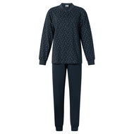 Dames pyjama 100% tricot Katoen Navy 