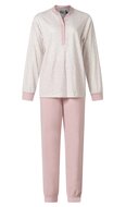 Dames pyjama 12-4232 jersey geprint Roze